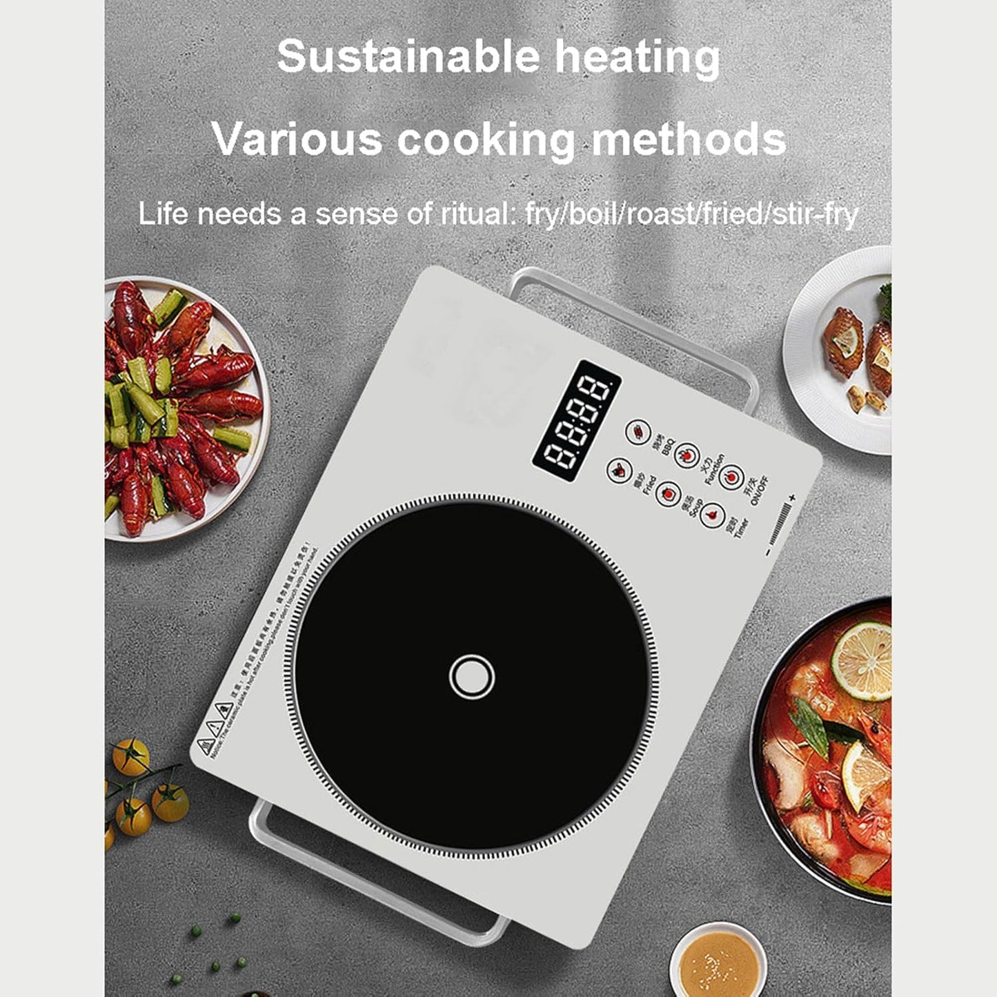 RAF Multifunctional Electric Stove 3500W | Infrared Cooker for All Types of Cookware