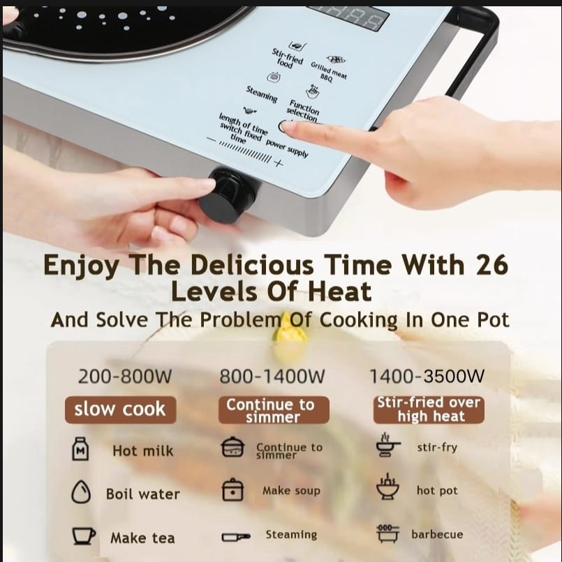 RAF Multifunctional Electric Stove 3500W | Infrared Cooker for All Types of Cookware