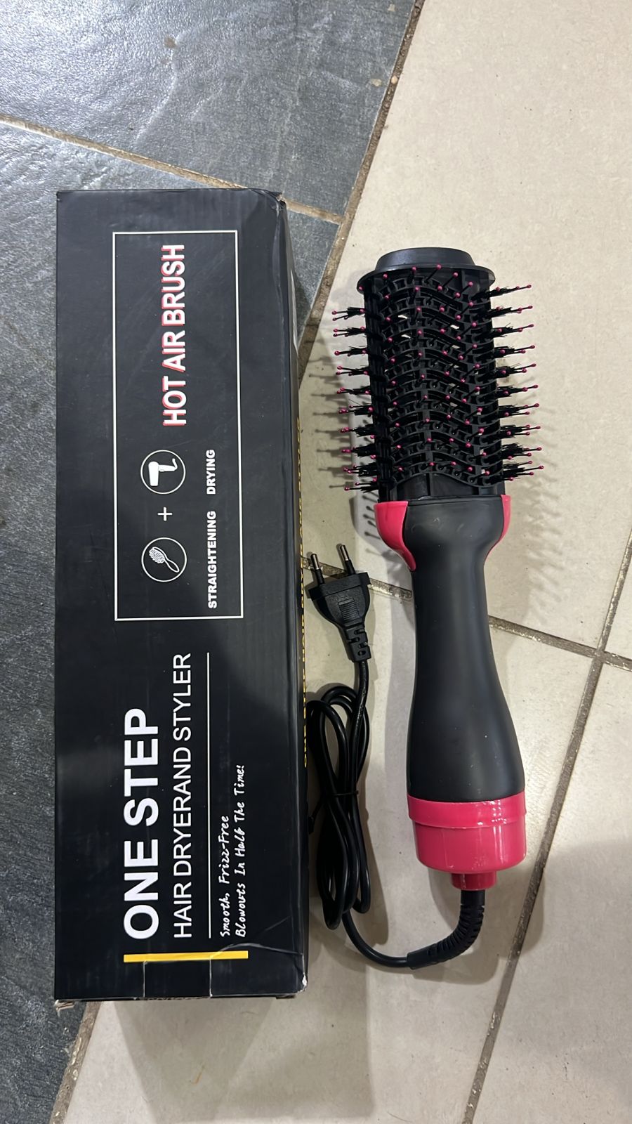 3-in-1 One Step Hot Air Brush Hair Dryer & Styler | Dry, Straighten & Volumize