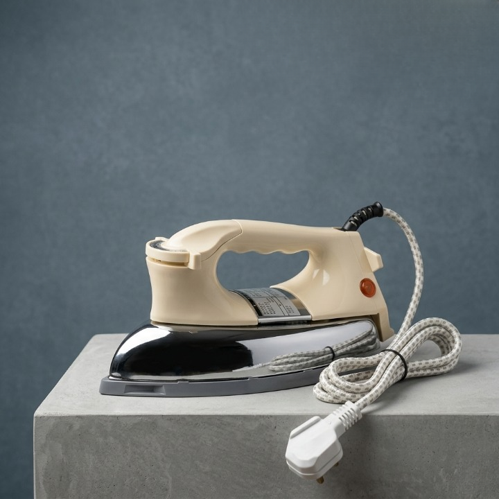 National Inverter Dry Iron 400W | Low Power, Energy Efficient & Solar Compatible Electric Iron