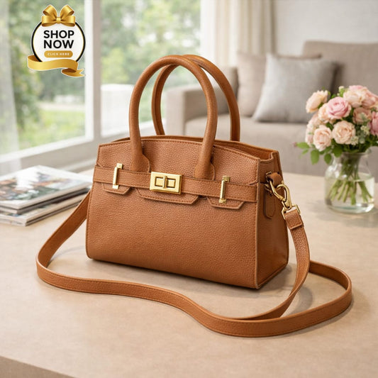 Stylish Shoulder Bag For Girls Premium Fashion Handbag With Belt Elegant Design | Green