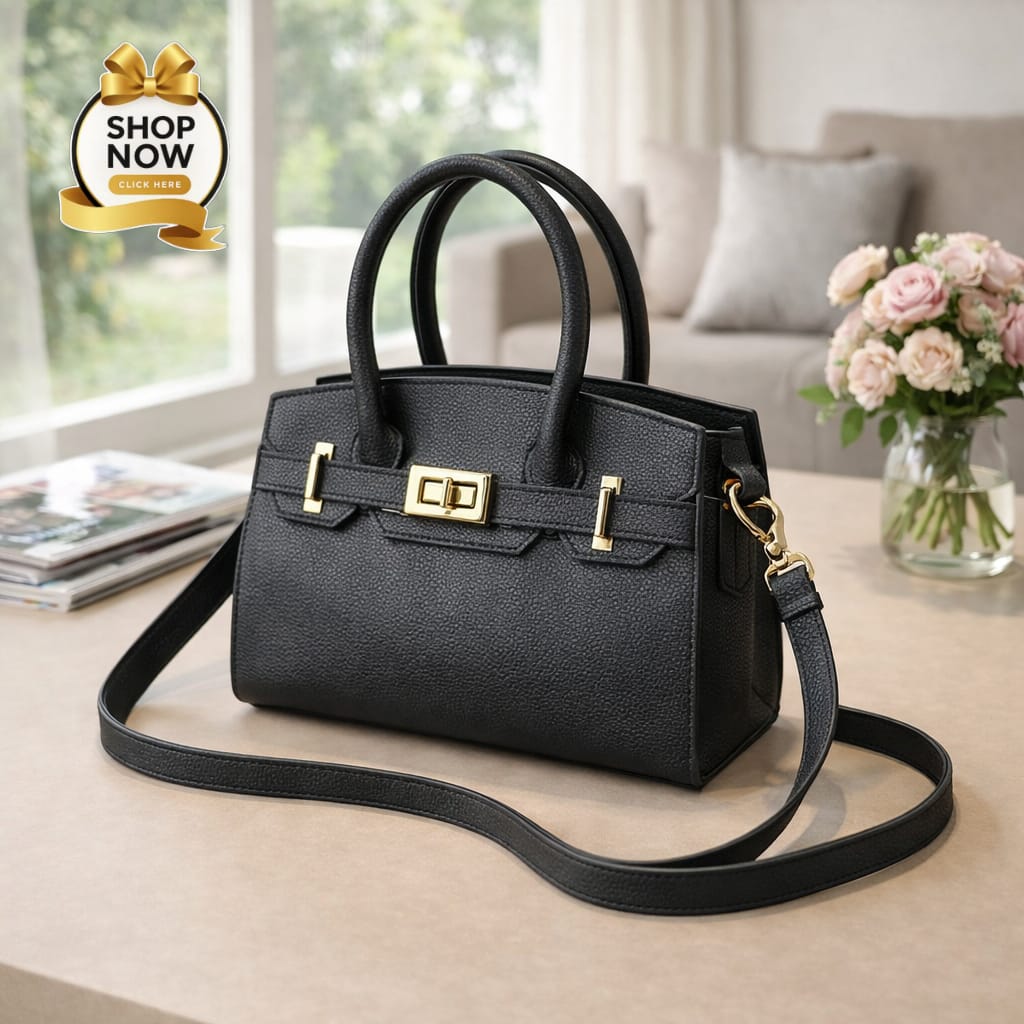 Stylish Shoulder Bag For Girls Premium Fashion Handbag With Belt Elegant Design | Green